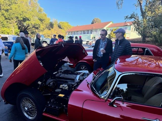 Cars and Coffee red car